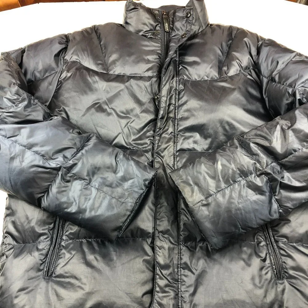 SOLD - Tumi Navy Blue Packable Down Puffer Jacket - Picture 14 of 17